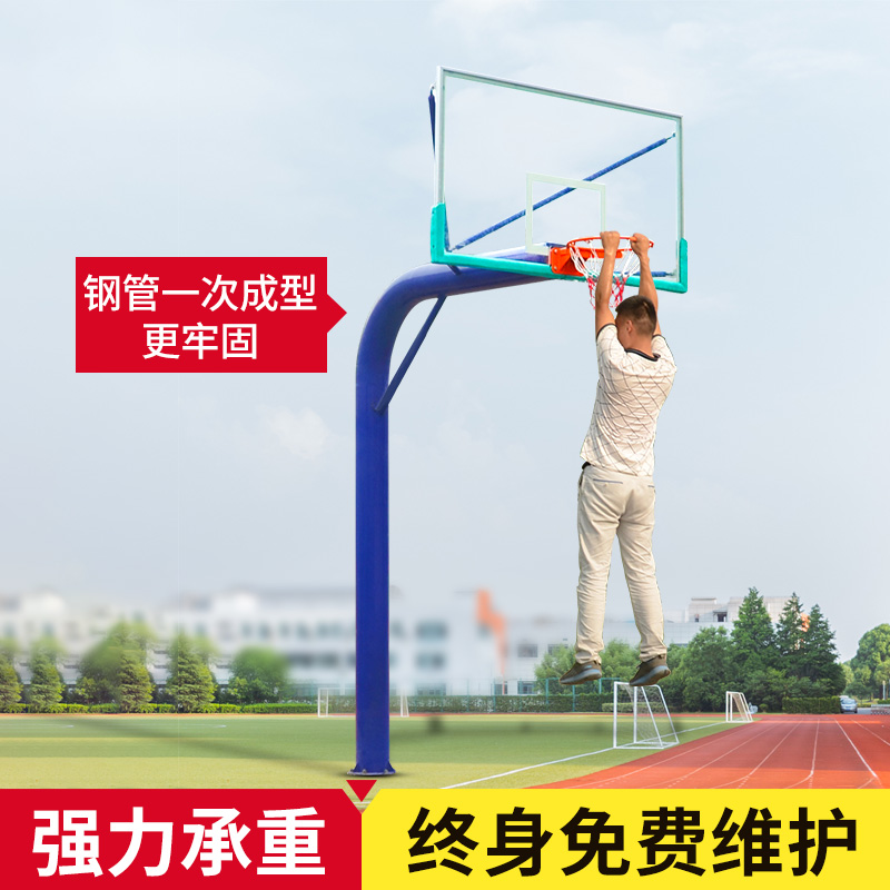 地埋圆管篮球架